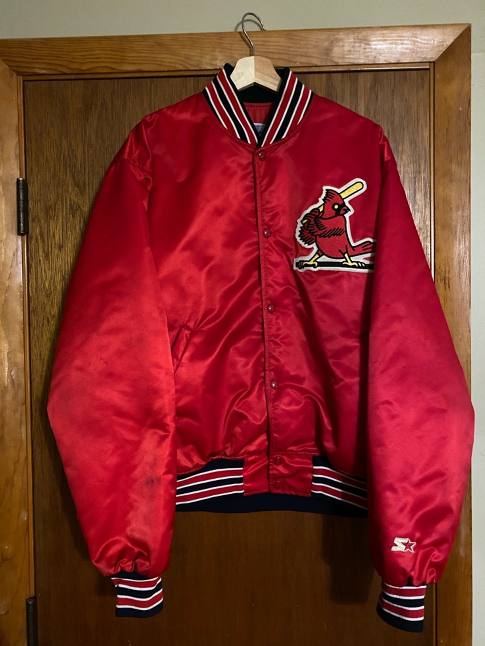 Authentic 1980s St. Louis Cardinals Dugout Jacket Sz. XL